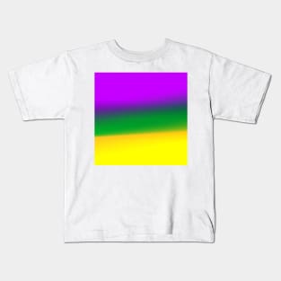 Pink green yellow abstract texture art Kids T-Shirt